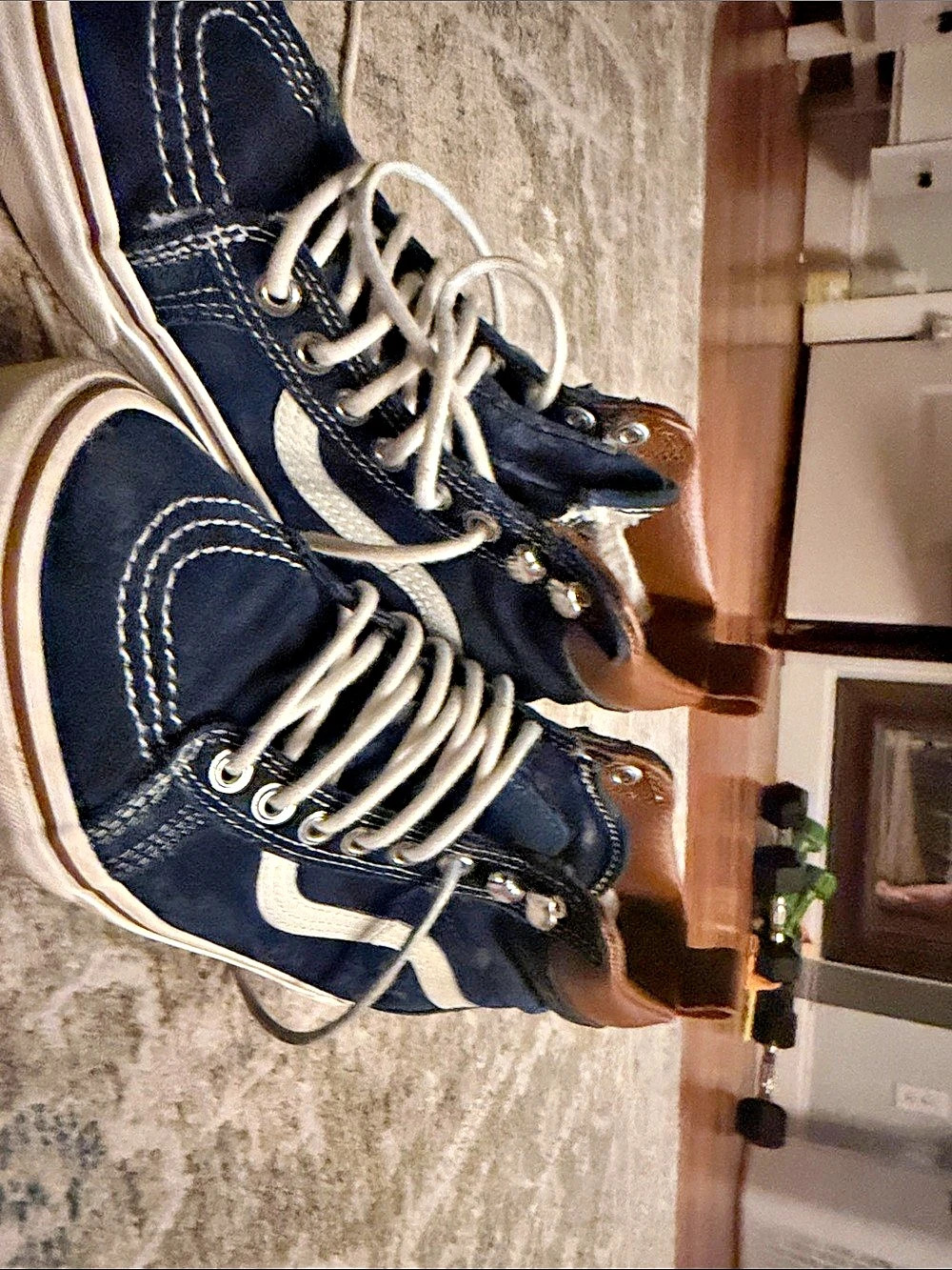 Vans Sk8-Hi MTE Blue & White High-Top Sneakers